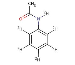 Acetanilide-d6 (CAS 141801-46-9) - chemical structure image