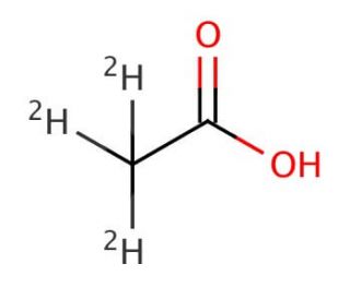 Acetic acid-2,2,2-d3 (CAS 1112-02-3) - chemical structure image