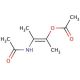 Acetic acid 2-acetylamino-1-methyl-propenyl ester (CAS 63199-86-0) - chemical structure image