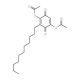 Acetic acid 4-acetoxy-3,6-dioxo-5-undecyl-cyclohexa-1,4-dienyl ester - chemical structure image