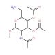 Acetic acid-4-acetoxy-5-acetylamino-2-aminomethyl-6-methoxy-tetrahydro-pyran-3-yl ester - chemical structure image