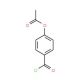 Acetic acid 4-chlorocarbonyl-phenyl ester - chemical structure image