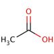 Acetic acid (CAS 64-19-7) - chemical structure image