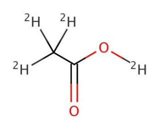 Acetic acid-d4 (CAS 1186-52-3) - chemical structure image