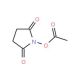 Acetic acid-N-hydroxsuccinimide ester (CAS 14464-29-0) - chemical structure image