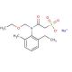Acetochlor ESA sodium salt (CAS 947601-84-5) - chemical structure image