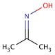 Acetone oxime (CAS 127-06-0) - chemical structure image