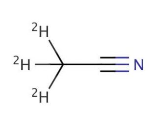 Acetonitrile-d3 (CAS 2206-26-0) - chemical structure image