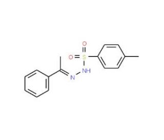 Acetophenone tosylhydrazone (CAS 4545-21-5) - chemical structure image