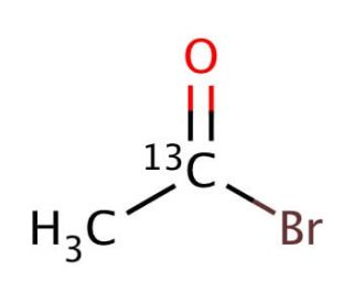 Acetyl-1-13C bromide (CAS 79385-25-4) - chemical structure image