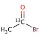 Acetyl-1-13C bromide (CAS 79385-25-4) - chemical structure image