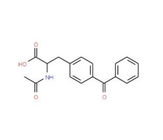 Acetyl-4-benzoyl-D-phenylalanine (CAS 104504-42-9) - chemical structure image