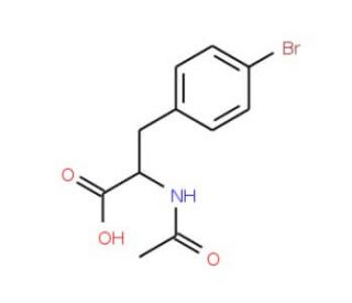 Acetyl-4-bromo-DL-phenylalanine (CAS 273730-59-9) - chemical structure image