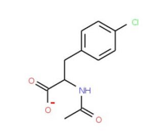 Acetyl-4-chloro-D-phenylalanine (CAS 135270-40-5) - chemical structure image