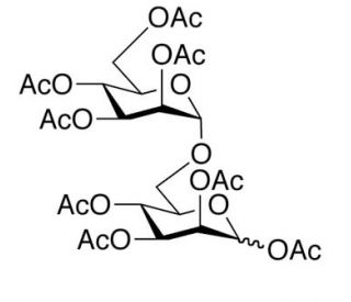 Acetyl 6-O-(2,3,4,6-Tetra-O-acetyl-&alpha;-D-mannopyranosyl)-2,3,4-tri-O-acetyl-D-mannopyrannose (CAS 123809-60-9) - chemical struc
