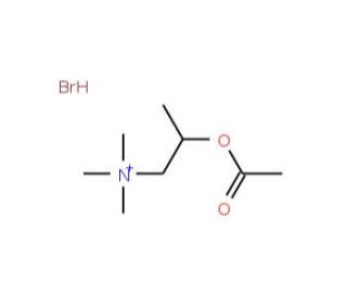 Acetyl &beta;-methylcholine bromide (CAS 333-31-3) - chemical structure image