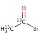 Acetyl bromide-13C2 (CAS 113638-93-0) - chemical structure image