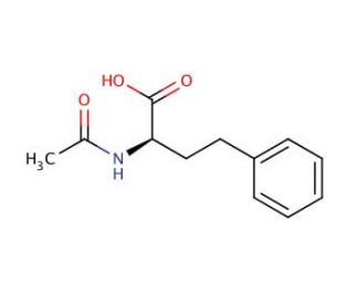 Acetyl-D-homophenylalanine (CAS 63393-59-9) - chemical structure image