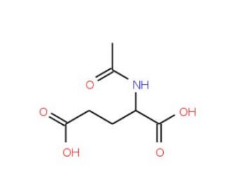 Acetyl-DL-glutamic acid (CAS 5817-08-3) - chemical structure image
