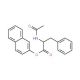Acetyl-DL-phenylalanine beta-naphthyl ester (CAS 20874-31-1) - chemical structure image