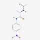 Acetyl-L-alanine 4-nitroanilide (CAS 35978-75-7) - chemical structure image