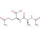 Acetyl-L-alanyl-L-glutamine - chemical structure image