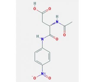 Acetyl-L-aspartic 4-nitroanilide (CAS 41149-01-3) - chemical structure image