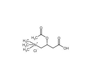 Acetyl-L-carnitine chloride (CAS 5080-50-2) - chemical structure image