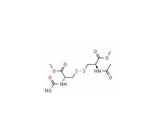 Acetyl-L-cystine dimethyl ester (CAS 32381-28-5) - chemical structure image