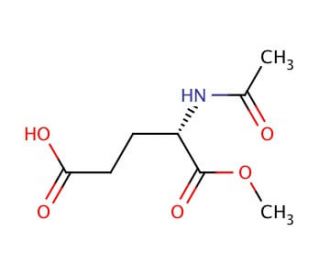 Acetyl-L-glutamic acid alpha-methyl ester (CAS 17015-15-5) - chemical structure image