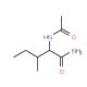 Acetyl-L-isoleucine amide (CAS 56711-06-9) - chemical structure image