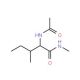 Acetyl-L-isoleucine methyl amide (CAS 32483-16-2) - chemical structure image
