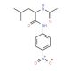 Acetyl-L-leucine 4-nitroanilide (CAS 19746-40-8) - chemical structure image