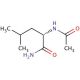 Acetyl-L-leucine amide (CAS 28529-34-2) - chemical structure image