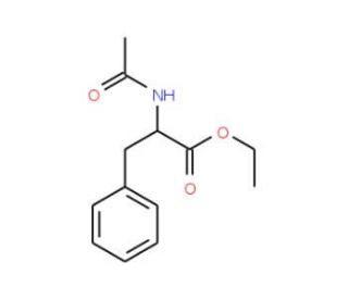 Acetyl-L-phenylalanine ethyl ester (CAS 2361-96-8) - chemical structure image