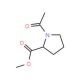 Acetyl-L-proline methyl ester (CAS 27460-51-1) - chemical structure image