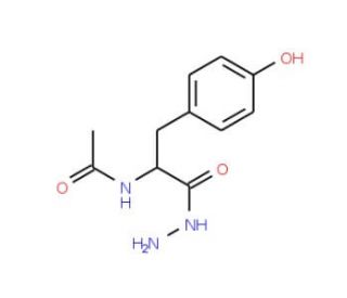 Acetyl-L-tyrosine hydrazide (CAS 2381-07-9) - chemical structure image