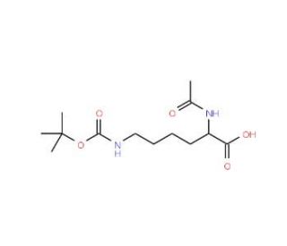Acetyl-Nepsilon-Boc-L-lysine (CAS 23500-04-1) - chemical structure image
