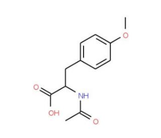 Acetyl-O-methyl-L-tyrosine (CAS 28047-05-4) - chemical structure image