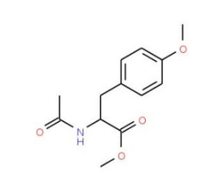Acetyl-O-methyl-L-tyrosine methyl ester (CAS 17355-24-7) - chemical structure image