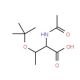 Acetyl-O-tert-butyl-L-threonine (CAS 163277-80-3) - chemical structure image