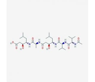 Acetyl-Pepstatin (CAS 28575-34-0) - chemical structure image