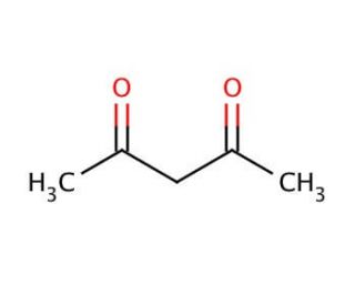 Acetylacetone (CAS 123-54-6) - chemical structure image