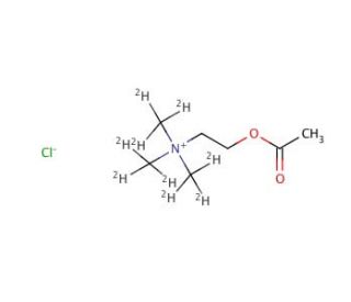 Acetylcholine-d9 Chloride (CAS 344298-95-9) - chemical structure image