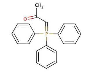 (Acetylmethylene)triphenylphosphorane (CAS 1439-36-7) - chemical structure image