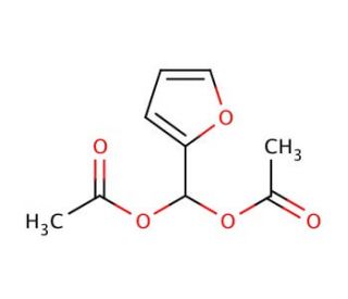 (acetyloxy)(2-furyl)methyl acetate (CAS 613-75-2) - chemical structure image