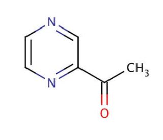 Acetylpyrazine (CAS 22047-25-2) - chemical structure image
