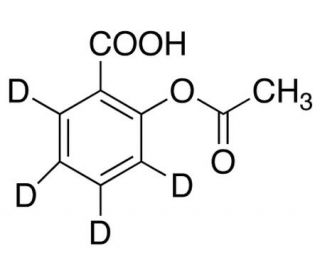 Acetylsalicylic Acid-d4 (CAS 97781-16-3) - chemical structure image