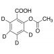Acetylsalicylic Acid-d4 (CAS 97781-16-3) - chemical structure image