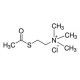 Acetylthiocholine chloride (CAS 6050-81-3) - chemical structure image